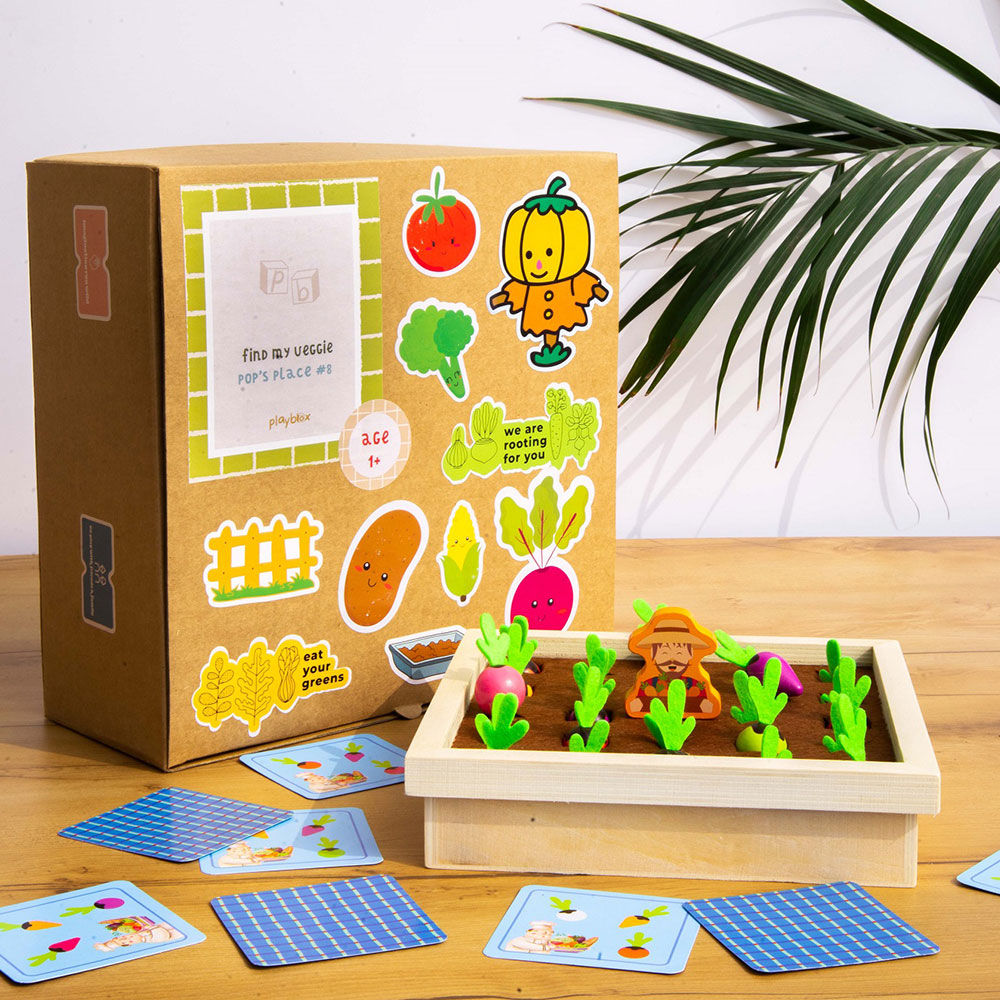 Find my Veggie - Garden Memory Game